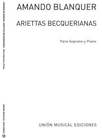 Ariettas Becquerianas para soprano y piano