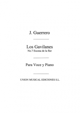 Jacinto Guerrero, Jacinto Guerrero: Escena No.7 De Los Gavilanes Opera, Voice and Piano Buch