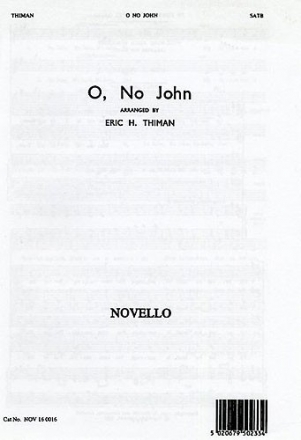 O, No John SATB Chorpartitur