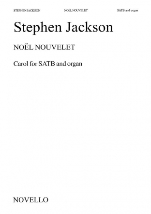 Noel Nouvelet SATB and Organ Chorpartitur