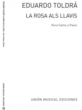 Toldra La Rosa Als Llavis Vocal Buch