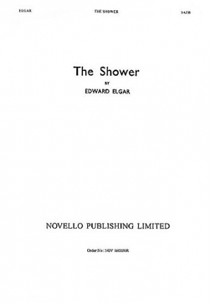 The Shower op.71 no.1   for mixed choir unaccompanied score