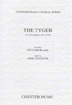 John Tavener: The Tyger (13-Part Choir) SATB Vocal Score