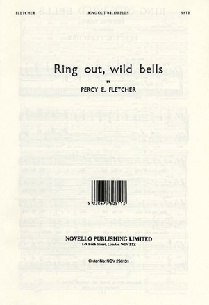 Percy E. Fletcher, Ring Out Wild Bells SATB and Organ Chorpartitur