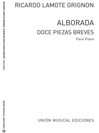 Alborada Doce Piezas Piano Klavier Buch