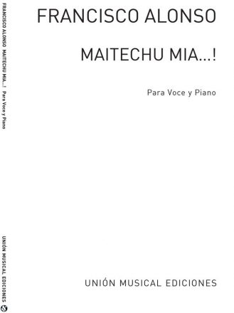 Maitechu Mia! High Voice and Piano Blatt