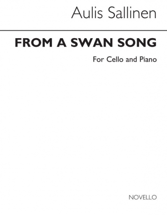 Aulis Sallinen, From A Swan Song Op.67 Cello und Klavier Buch