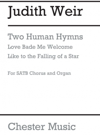 2 Human Hymns for mixed choir and organ vocal score