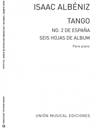 Tango in D from Espana op.165 no.2 para piano