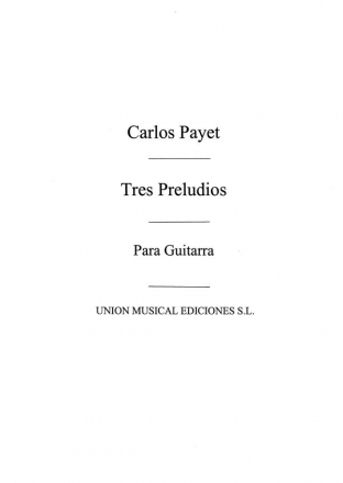 Tres Preludios Gitarre Buch