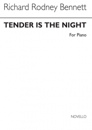 Richard Rodney Bennett, Tender Is The Night For Piano Klavier Buch