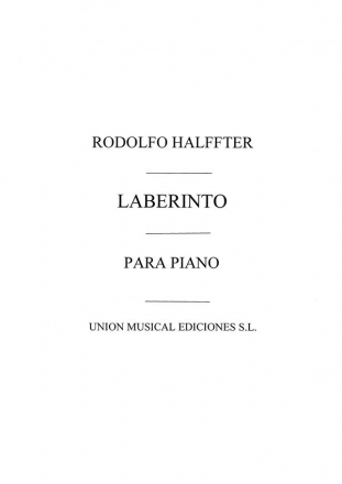 Rodolfo Halffter, Laberinto (Labyrinth) Op.34 Klavier Buch