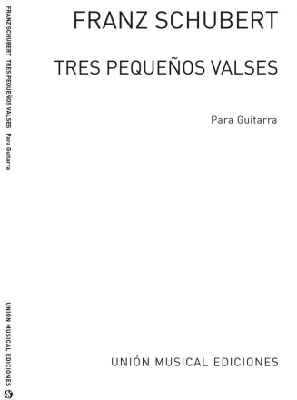 Franz Schubert, Tres Pequenos Valses Gitarre Buch