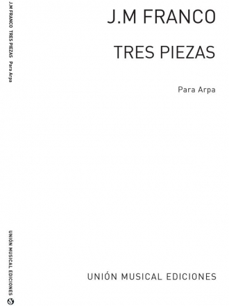 Franco Tres Piezas Op.62,63,64 Harp Buch