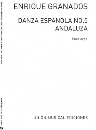 Danza Espanola No.5 For Harp Harp Buch