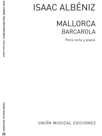 Mallorca Barcarola para viola y piano