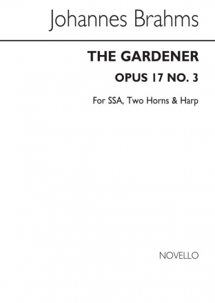 Johannes Brahms, The Gardener SSA and Piano Chorpartitur