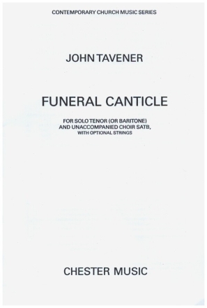 Funeral Canticle for mixed chorus, solo tenor (or baritone) (with opt. strings) score