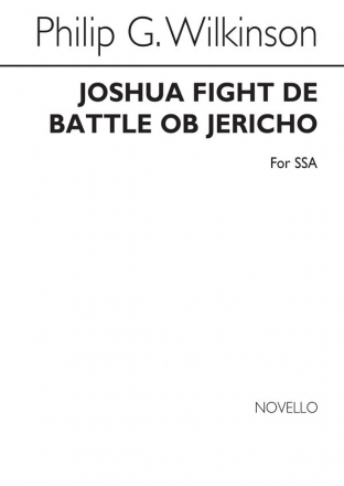 Joshua Fight De Battle Ob Jericho SSA and Piano Chorpartitur