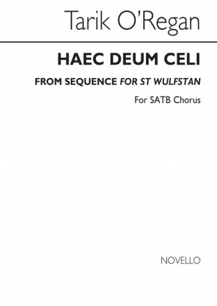 Tarik O'Regan, Haec Deum Celi (SATB) SATB Buch