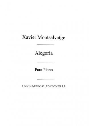 Alegoria Klavier Buch