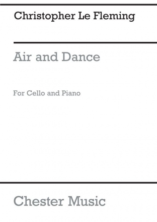 Christopher Le Fleming: Air And Dance (Bass Clef) Cello, Piano Accompaniment Instrumental Work