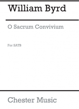 William Byrd: O Sacrum Convivium (Collins) SATB  (L) SATB Vocal Score