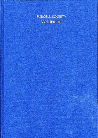 Henry Purcell, Purcell Society Volume 20 Voice String Instruments Buch