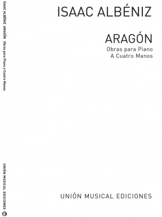 Isaac Albniz, Aragon Fantasia No.6 Suite Espanola Op.47 Klavier Buch