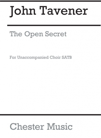 John Tavener: The Open Secret SATB Vocal Score