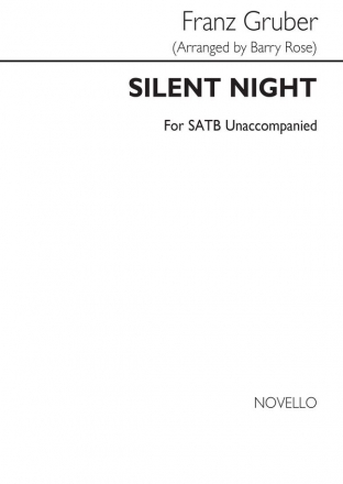 Franz Gruber, Silent Night SATB Chorpartitur