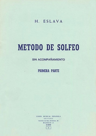 Metodo De Solfeo I  Buch