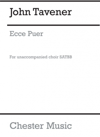 John Tavener: Ecce Puer SATB Vocal Score