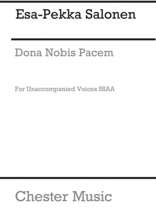 Esa-Pekka Salonen: Dona Nobis Pacem SSAA Vocal Score