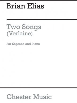 Two Songs (Verlaine) for soprano and piano