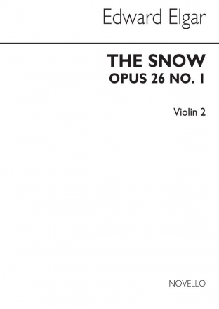 Edward Elgar, The Snow Op.26 No.1 (Violin 2) SSA and 2 Violins Stimme