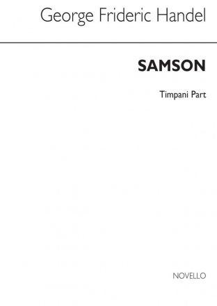 Georg Friedrich Hndel, Samson (Timpani Part) Opera Stimme