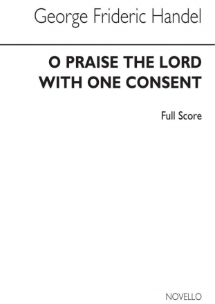 Georg Friedrich Hndel, O Praise The Lord (Beeks) Chamber Ensemble Partitur