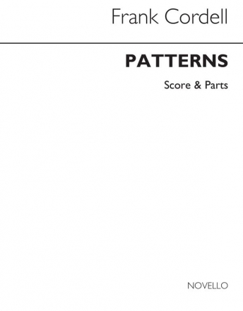 Cordell, Patterns for Saxophone Quartet Saxophone Partitur + Stimmen