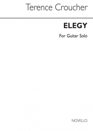 Croucher, Elegy For Guitar Gitarre Buch