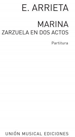 Pascual Arrieta, Marina Opera Klavierauszug