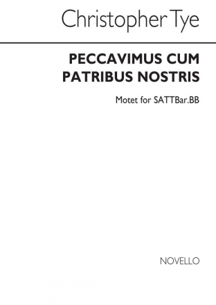 Peccavimus Cum Patribus (Latin) SATB Buch