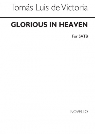 Verdi, Vittoria Glorious In Heaven Satb SATB Chorpartitur