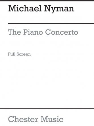 Michael Nyman: The Piano Concerto In Full Score Piano, Orchestra Score