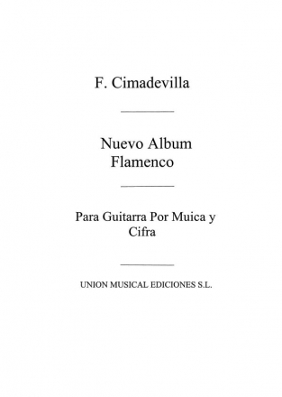 Nuevo Album Flamenco Por Musica Y Cifra Gitarre Buch