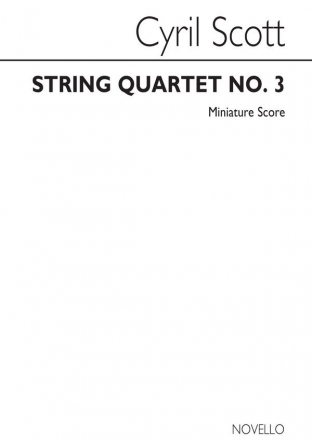 Cyril Scott, String Quartet No.3 Streichquartett Partitur