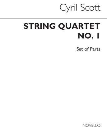 Cyril Scott, String Quartet No.1 (Parts) Streichquartett Buch