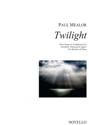 Paul Mealor, Twilight (Baritone/Piano) Baritone Voice and Piano Buch