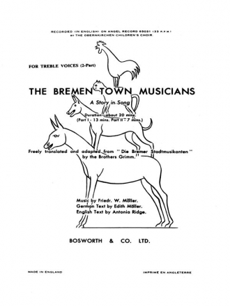 Moller, F W Bremen Town Musicians Sa  Special Order Edition / Verlagskopie