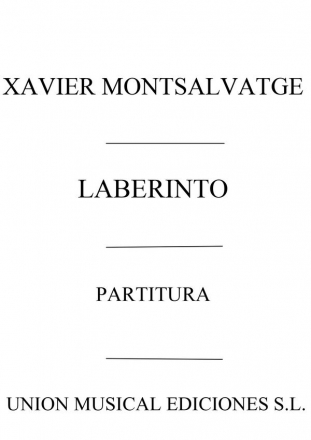 Xavier Montsalvatage, Laberinto Partitura Orchestra Partitur